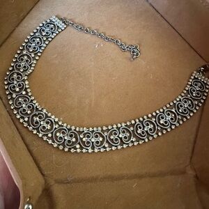 Lia Sophia Gold Filigree Necklace